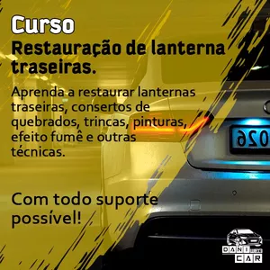 Curso curso de restauração de lanternas de automóveis 