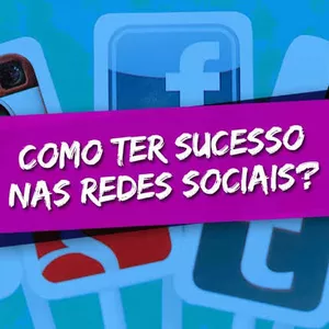 Imagem de capa para o Ebook Sucesso nas Redes Sociais 