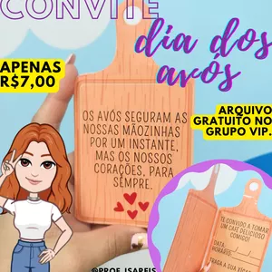 Imagem de capa para o Ebook CONVITE DIA DOS AVÓS 