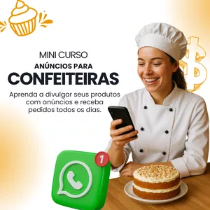 Imagem de capa para o Curso online Mini Curso de Anúncios Para Confeiteiras