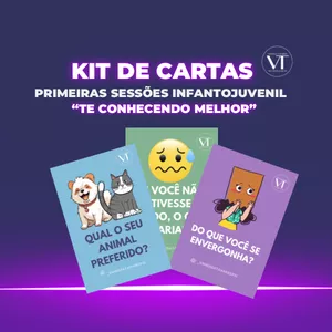 Imagem de capa para o Ebook KIT PRIMEIRAS SESSÕES INFANTOJUVENIL- CARTAS TE CONHECENDO MELHOR