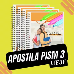Imagem de capa para o Ebook Apostilas PISM 3 UFJF - com 4 VOLUMES - PDF (2.028 Pág.)