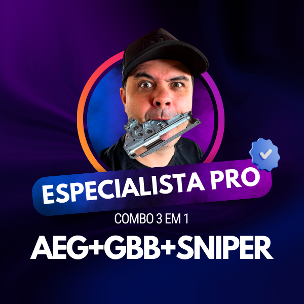 Imagem do curso ESPECIALISTA 3 EM 1 (AEG GBB SNIPER)