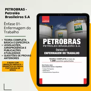 Imagem de capa para o Ebook PETROBRAS - Petróleo Brasileiro S.A - Ênfase 1: Enfermagem do Trabalho