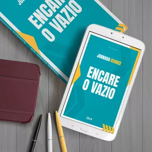 Imagem de capa para o Ebook 2 - ENCARE O VAZIO - Ebook Jornada Avance