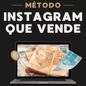 Imagem de capa para o Curso online metodo instagram que vende