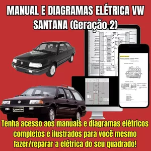 Imagem de Elétrica VW Santana (1991 a 2005) criado por LB Digital na hotmart