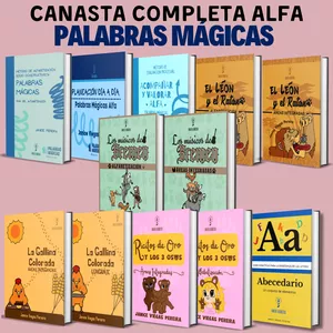 Imagen de portada para Curso online Canasta 12 libros ALFABETIZACIÓN