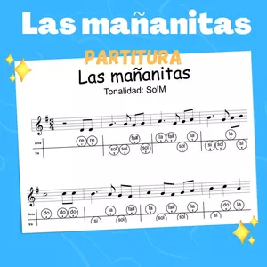 Imagen de portada para Ebook Las mañanitas partitura y notas en zampoña