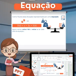 Imagem do curso Equação do 1º grau: Slides/PPT