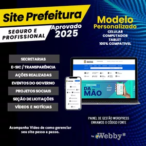 Imagem de capa para o Ebook Portal para prefeitura completo atualizado 2025