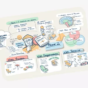 Imagem de capa para o Ebook Resumo visual do livro Design Emocional de Donald Norman