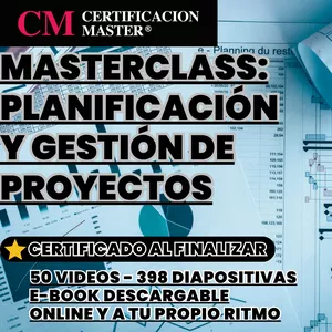 Imagen de portada para Curso online MASTERCLASS EN PLANIFICACIÓN Y GESTIÓN DE PROYECTOS