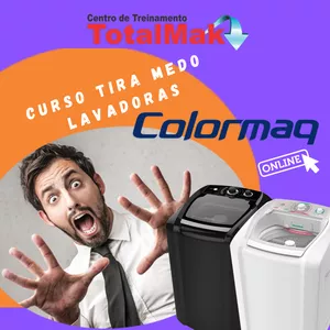 Imagem de capa para o Curso online CURSO TIRA MEDO MANUTENÇÃO LAVADORAS COLORMAQ