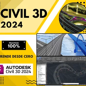 Imagen de portada para Curso online CURSO COMPLETO DE CIVIL 3D 