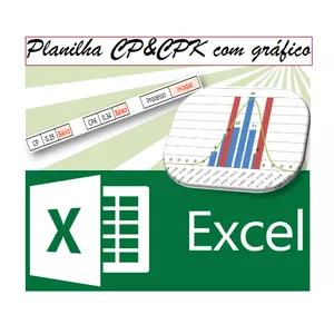 Imagem de capa para o Curso online Planilha Cp e Cpk com gráfico
