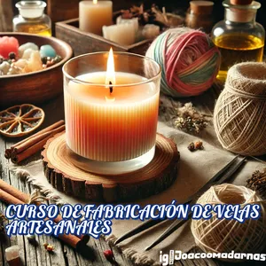 Imagen de portada para Ebook CURSO DE FABRICACIÓN DE  VELAS  ARTESANALES