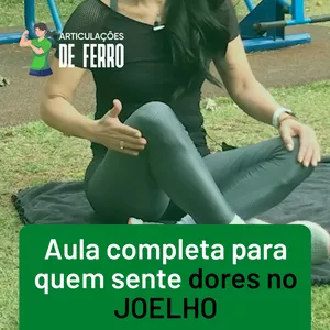 Imagem de capa para o Curso online Aula Completa para quem sente Dores no Joelho