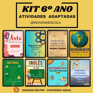 Imagem do curso Kit 6º ano Atividades Adaptadas