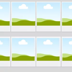 Imagem de capa para o Curso online Polaroid Básica, em 3 tamanhos