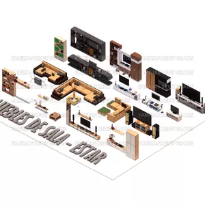 Imagen de portada para Curso online FAMILIAS REVIT PREMIUM DE MUEBLES DE SALA - ESTAR