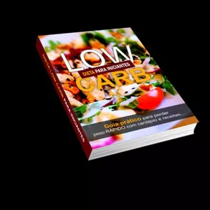 Imagem de capa para o Ebook Low Carb dietas para iniciantes 