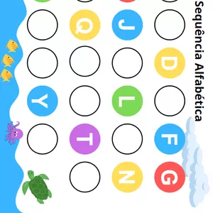 Imagem de capa para o Ebook Complete a Sequência - Números e Letras