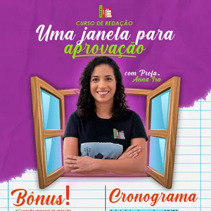 Imagem de capa para o Curso online Uma janela para aprovação 