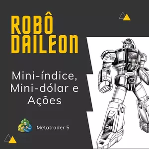Imagem de capa para o Curso online Robô Daileon Vitalício | Versão 2.1 | B3 (Mini-Índice, Mini-Dólar e Ações) e Forex | Contas NET e HEDGE