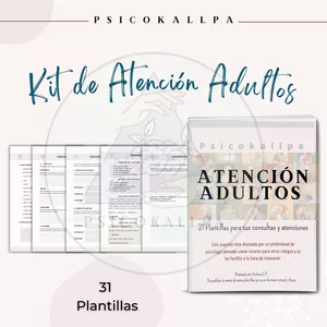 Imagen de portada para Curso online Kit de plantillas Psicológicas de Atenciones a Adultos