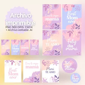 Imagen de portada para Ebook Kit imprimible dia de la madre