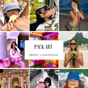 Imagem de capa para o Curso online Pack Art | presets lightroom