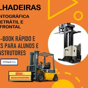 Imagem de capa para o Curso online Comandos básicos da Empilhadeira Pantográfica, Retrátil e frontal (Selecionadora Brinde)