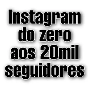 Imagem de capa para o Ebook instagram do 0 ao 20k