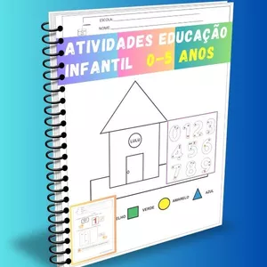 Imagem de capa para o Ebook Atividades Educação Infantil 0 a 5 anos