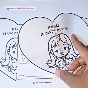 Imagem de capa para o Ebook Atividade interativa dia das Mães