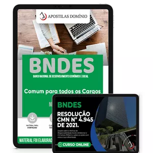 Imagem de capa para o Ebook Combo Digital BNDES 2024 - Comum para todos os Cargos