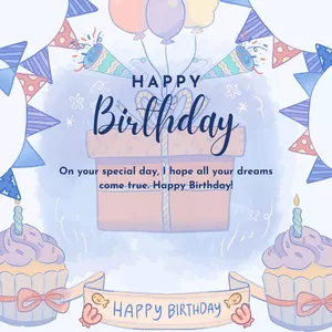 Cover image for Ebook Editable Minimalist Birthday Card Template (Canva)