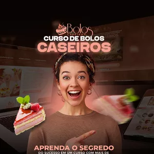 Imagem de capa para o Curso online Bolos Caseiros