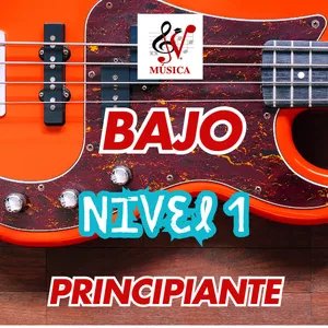 Imagen de portada para Curso online Bajo eléctrico - Nivel 1-principiante, desde cero.