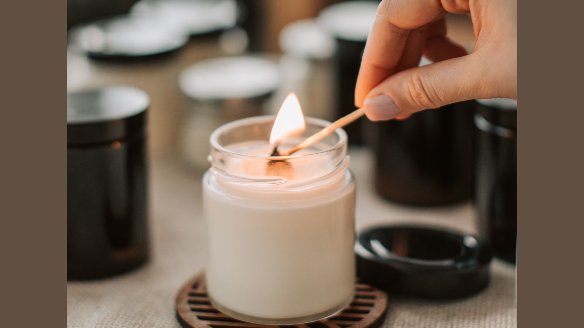 Materiais e tipos de pavio utilizados na produção de velas aromáticas