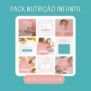 Imagem do curso PACK DE POSTS PARA NUTRIÇÃO INFANTIL