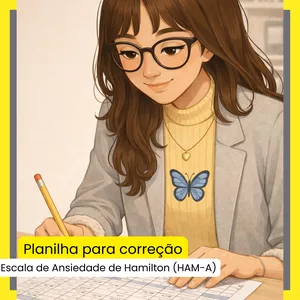 Imagem de capa para o Curso online Escala de Avaliação de Ansiedade de Hamilton (HAM-A) - Planilha de Correção Automática