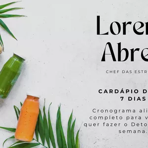 Imagem de capa para o Ebook Cronograma DETOX - Dieta para desintoxicar em 7 dias