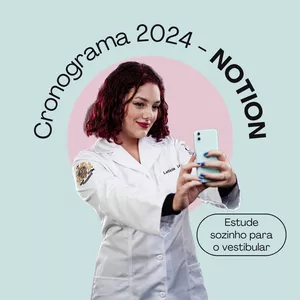 Imagem de capa para o Curso online Cronograma de estudos COMPLETO VESTIBULARES 2024 (Notion) | Sonhos de Letícia