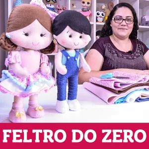 Imagem de Feltro do Zero criado por JujuBecca Cursos na hotmart