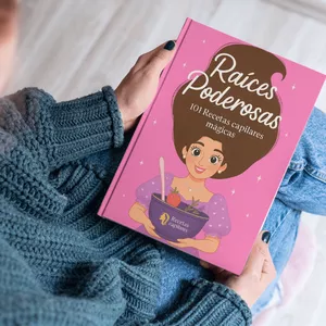 Imagen de portada para Ebook RAÍCES PODEROSAS | 101 Recetas Capilares Mágicas