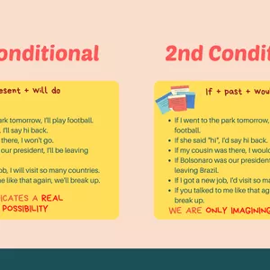 First and second conditional - Jade França Teixeira de Almeida | Ho...
