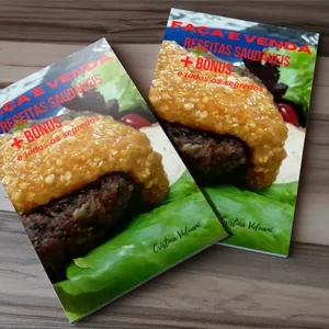 Imagem de capa para o Ebook Faça e venda - Receitas Saudáveis