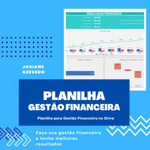 Planilha Gestão Financeira com Dashboard no Drive